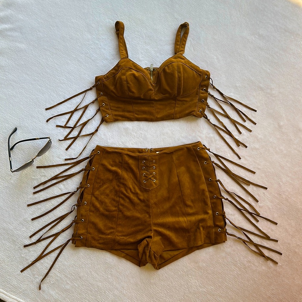 DO+BE Vegan Suede Set